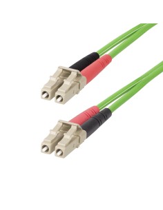 StarTech.com Cable de Fibra Óptica LC a LC (UPC) OM5 Multimodo 3m - Dúplex 50 125µm LOMMF Tipo Cremallera VCSEL 40G 100G - No