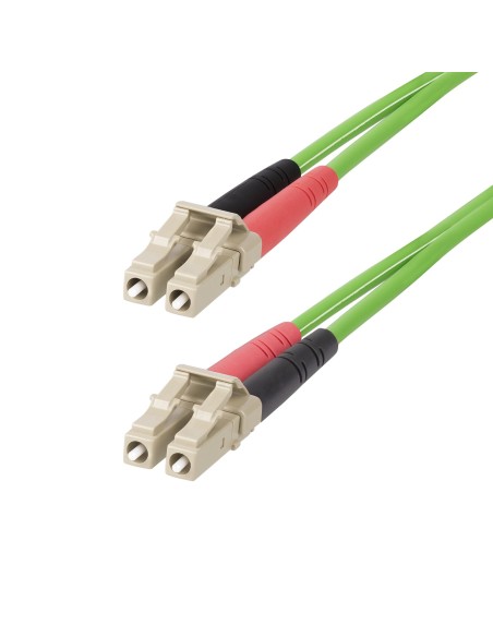 StarTech.com Cable de Fibra Óptica LC a LC (UPC) OM5 Multimodo 3m - Dúplex 50 125µm LOMMF Tipo Cremallera VCSEL 40G 100G - No StarTech.com Cable de Fibra Óptica LC a LC (UPC) OM5 Multimodo 3m - Dúplex 50 125µm LOMMF Tipo Cremallera VCSEL 40G 100G - No