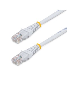 StarTech.com Cable de Red Ethernet 15m UTP Patch Cat5e Cat 5e RJ45 Moldeado - Blanco