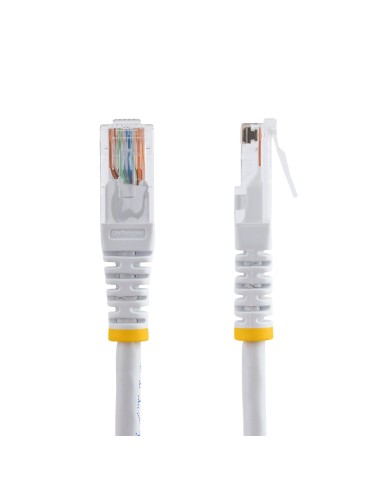 StarTech.com Cable de Red Ethernet 15m UTP Patch Cat5e Cat 5e RJ45 Moldeado - Blanco
