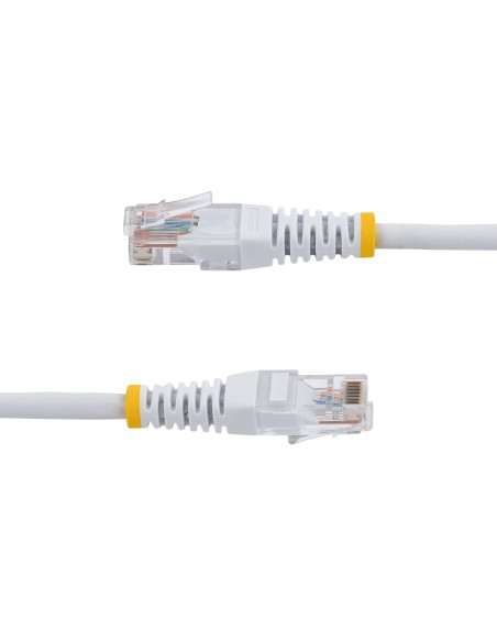 StarTech.com Cable de Red Ethernet 15m UTP Patch Cat5e Cat 5e RJ45 Moldeado - Blanco