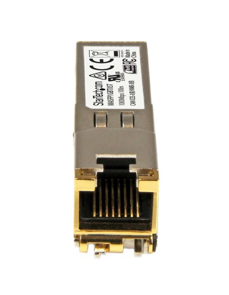 StarTech.com Módulo Transceptor SFP Compatible con Cisco Meraki MA-SFP-1GB-TX - 1000BASE-T - SFP a RJ45 Cat6   Cat5e - StarTech.com Módulo Transceptor SFP Compatible con Cisco Meraki MA-SFP-1GB-TX - 1000BASE-T - SFP a RJ45 Cat6   Cat5e -