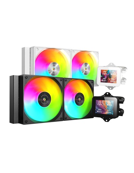 Mars Gaming MLVISION240 sistema de refrigeración para ordenador Procesador Sistema de refrigeración líquida todo en uno 12 cm