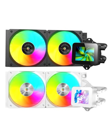 Mars Gaming MLVISION240 sistema de refrigeración para ordenador Procesador Sistema de refrigeración líquida todo en uno 12 cm