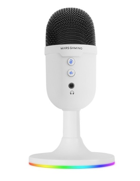 Mars Gaming MMIC-CXW Negro Micrófono de superficie para mesa Mars Gaming MMIC-CXW Negro Micrófono de superficie para mesa