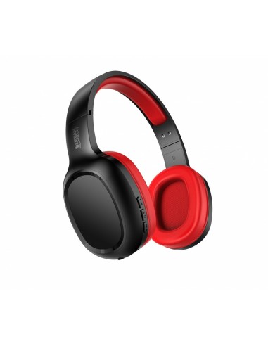 Urban Factory MOVEE Auriculares Inalámbrico Diadema Juego MicroUSB Bluetooth Negro, Rojo