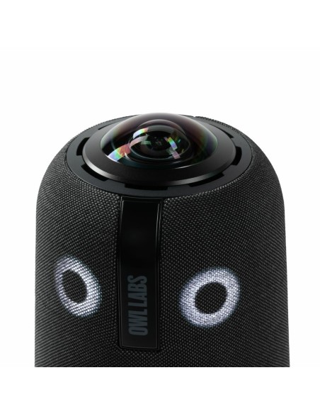 Owl Labs Meeting Owl 4+  cámara de videoconferencia inteligente 4K de 360 grados, micrófono y altavoz (enfoque automático del