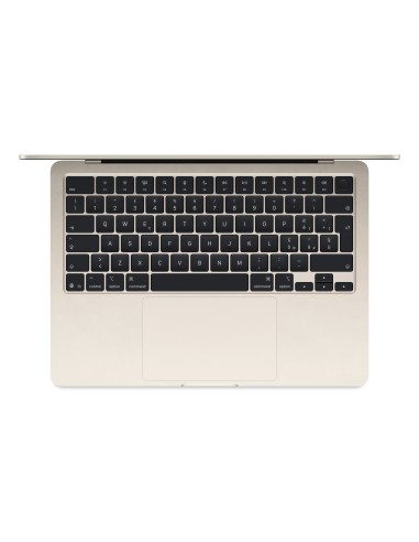 Apple MacBook Air Apple M M4 Portátil 34,5 cm (13.6") 16 GB 256 GB SSD Wi-Fi 6E (802.11ax) macOS Sequoia Beige