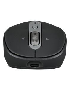 V7 Ratón de desplazamiento lateral rápido MW600BT de con Bluetooth de modo dual de 2,4 Ghz - Recargable con USB-C - 2