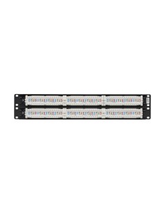 Tripp Lite N252-048 Panel de Conexiones Cat5   Cat6 110 de 48 Puertos, para Instalación en 2U de Rack, 568B, Ethernet RJ45 2