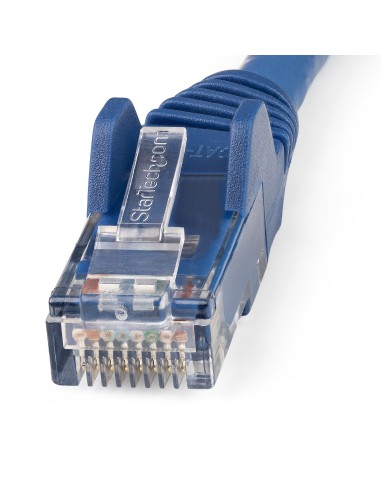 StarTech.com Cable Ethernet CAT6 de 1m - LSZH - Cable de Red de 10 Gigabits de 650MHz y PoE de 100W UTP sin Enganches