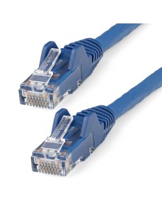 StarTech.com Cable Ethernet CAT6 de 50cm - LSZH - Cable de Red de 10 Gigabits de 650MHz y PoE de 100W UTP sin Enganches