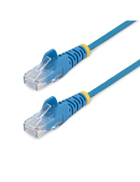 StarTech.com Cable Cat6 de 1m - Delgado - con Conectores RJ45 sin Enganches - Azul StarTech.com Cable Cat6 de 1m - Delgado - con Conectores RJ45 sin Enganches - Azul
