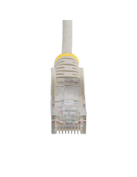 StarTech.com Cable Cat6 de 3m - Delgado - con Conectores RJ45 sin Enganches - Gris