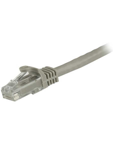 StarTech.com Cable de 1,5m Cat6 Ethernet de Red Gris - RJ45 sin Enganches - 24AWG