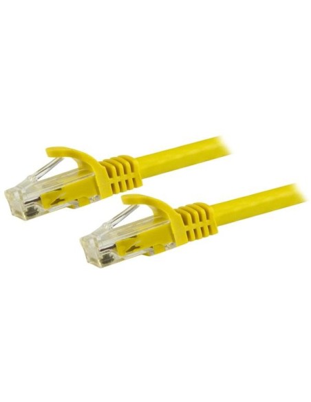 StarTech.com Cable de 1,5m Cat6 Ethernet de Red Amarillo - RJ45 sin Enganches - 24AWG StarTech.com Cable de 1,5m Cat6 Ethernet de Red Amarillo - RJ45 sin Enganches - 24AWG