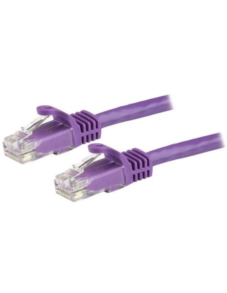 StarTech.com N6PATC15MPL cable de red Púrpura 15 m Cat6 U UTP (UTP)