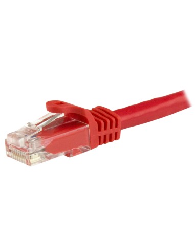 StarTech.com Cable de 1m Rojo de Red Gigabit Cat6 Ethernet RJ45 sin Enganche - Snagless