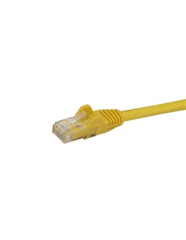 StarTech.com Cable de 1m Amarillo de Red Gigabit Cat6 Ethernet RJ45 sin Enganche - Snagless