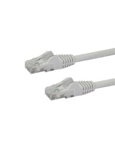 StarTech.com Cable de 2m Blanco de Red Gigabit Cat6 Ethernet RJ45 sin Enganche - Snagless