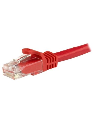StarTech.com Cable de Red Ethernet Cat6 Sin Enganche de 5m Rojo - Cable Patch Snagless RJ45 UTP