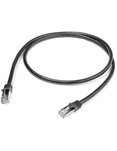 StarTech.com N6SPAT1MBK cable de red Negro 1 m Cat6 SF UTP (S-FTP)