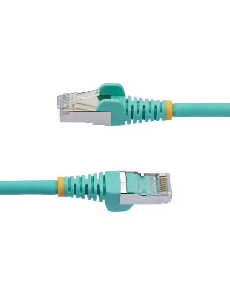 StarTech.com Cable de 1m de Red Ethernet CAT6a - Aguamarina - Low Smoke Zero Halogen (LSZH) - 10GbE - 500MHz - PoE++ de 100W - StarTech.com Cable de 1m de Red Ethernet CAT6a - Aguamarina - Low Smoke Zero Halogen (LSZH) - 10GbE - 500MHz - PoE++ de 100W -