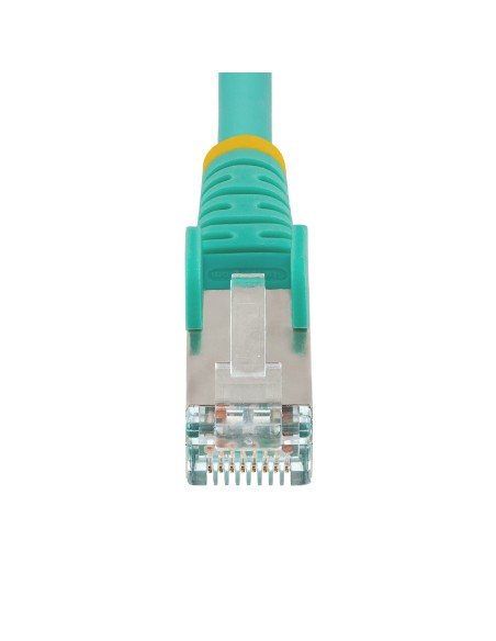 StarTech.com Cable de 1m de Red Ethernet CAT6a - Aguamarina - Low Smoke Zero Halogen (LSZH) - 10GbE - 500MHz - PoE++ de 100W - StarTech.com Cable de 1m de Red Ethernet CAT6a - Aguamarina - Low Smoke Zero Halogen (LSZH) - 10GbE - 500MHz - PoE++ de 100W -