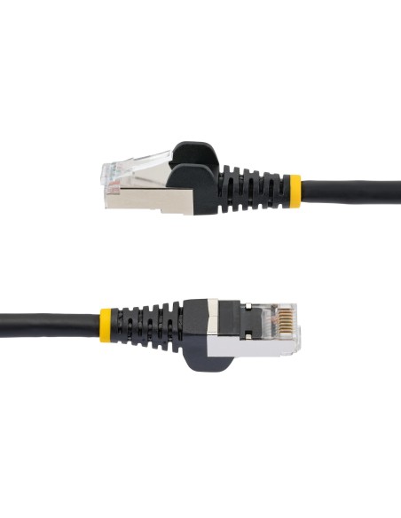 StarTech.com Cable de 1m de Red Ethernet CAT6a - Negro - Low Smoke Zero Halogen (LSZH) - 10GbE - 500MHz - PoE++ de 100W - StarTech.com Cable de 1m de Red Ethernet CAT6a - Negro - Low Smoke Zero Halogen (LSZH) - 10GbE - 500MHz - PoE++ de 100W -
