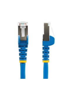 StarTech.com Cable de 1,5m de Red Ethernet CAT6a - Azul - Low Smoke Zero Halogen (LSZH) - 10GbE - 500MHz - PoE++ de 100W - 2