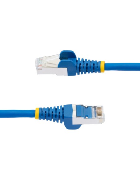 StarTech.com Cable de 1m de Red Ethernet CAT6a - Azul - Low Smoke Zero Halogen (LSZH) - 10GbE - 500MHz - PoE++ de 100W -