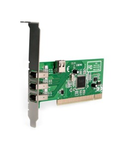 StarTech.com Adaptador Tarjeta Controladora FireWire 400 PCI 4 Puertos FW 6 Pin Chipset TI - IEEE 1394a 2