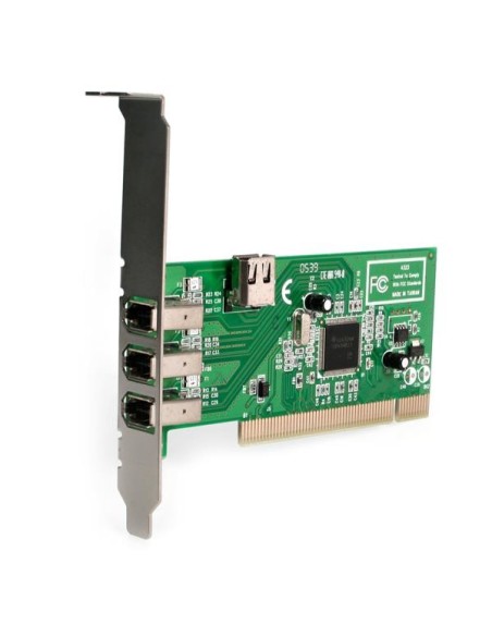 StarTech.com Adaptador Tarjeta Controladora FireWire 400 PCI 4 Puertos FW 6 Pin Chipset TI - IEEE 1394a StarTech.com Adaptador Tarjeta Controladora FireWire 400 PCI 4 Puertos FW 6 Pin Chipset TI - IEEE 1394a