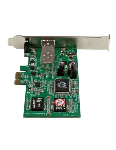 StarTech.com Tarjeta PCI Express Adaptadora de Red Gigabit con 1 Puerto SFP Abierto - NIC Ethernet PCI-E de Fibra