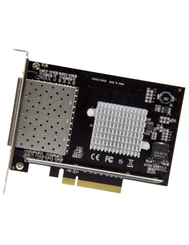 StarTech.com Tarjeta de Red SFP+ 10G SFP+ con 4 Puertos - Adaptador Convergente SFP+ Abierto Intel XL710 - NIC PCIe 10 Gigabit