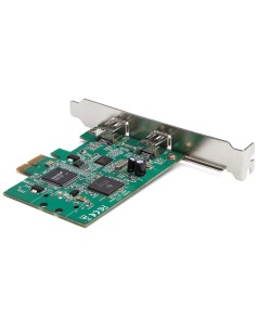 StarTech.com Tarjeta PCI Express FireWire de 2 Puertos - Adaptador PCIe FireWire 1394a 2