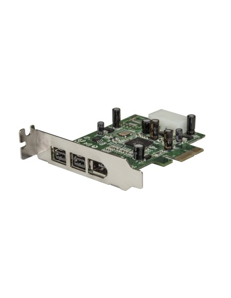 StarTech.com Adaptador Tarjeta FireWire PCI-Express Bajo Perfil de 2 Puertos F W 800 y 1 Puerto F W 400 StarTech.com Adaptador Tarjeta FireWire PCI-Express Bajo Perfil de 2 Puertos F W 800 y 1 Puerto F W 400