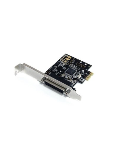 StarTech.com Tarjeta Adaptadora PCI Express PCIe 2 Puertos Serie 1 Paralelo con Cable Multiconector RS232 Serial
