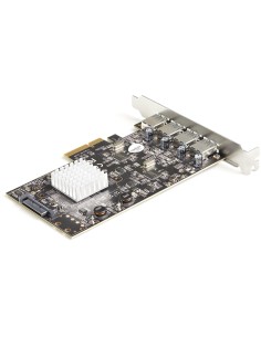 StarTech.com Tarjeta PCIe de 4 Puertos USB-A - Tarjeta PCI Express de Expansión USB Tipo A 3.2 Gen 2 de 10Gb con 2 2