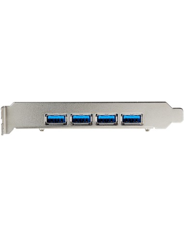 StarTech.com Tarjeta PCIe de 4 Puertos USB-A - Tarjeta PCI Express de Expansión USB Tipo A 3.2 Gen 2 de 10Gb con 2