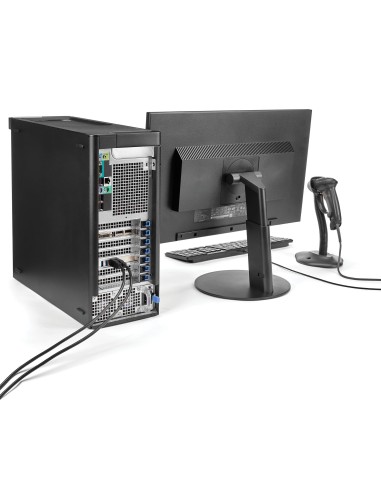 StarTech.com Adaptador Tarjeta PCI Express PCI-E 4 Puertos USB 3.0 UASP 2 Canales de 5Gbps con Alimentación Molex SATA