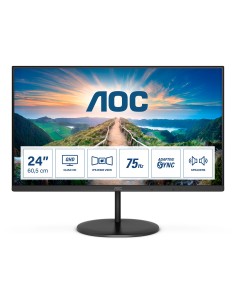 AOC V4 Q24V4EA LED display 60,5 cm (23.8") 2560 x 1440 Pixeles 2K Ultra HD Negro