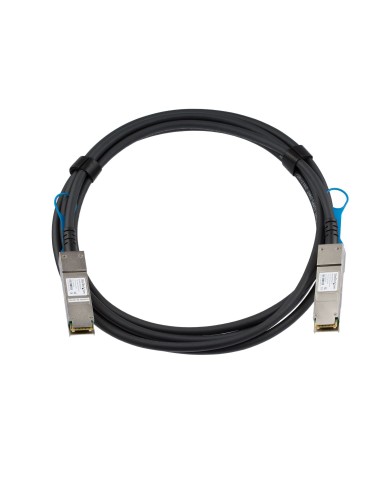 StarTech.com Cable de 3m Twinax Direct Attach QSFP+ a QSFP+ 40G Compatible con Juniper QFX-QSFP-DAC-3M - DAC de Cobre QSFP+ 40