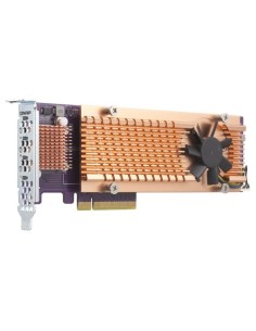 QNAP QM2-4P-384 tarjeta y adaptador de interfaz Interno PCIe