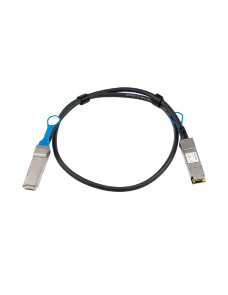 StarTech.com Cable de 1m Twinax Direct Attach QSFP+ a QSFP+ 40G Compatible con MSA sin Codificar- DAC de Cobre QSFP+ de 40 GbE StarTech.com Cable de 1m Twinax Direct Attach QSFP+ a QSFP+ 40G Compatible con MSA sin Codificar- DAC de Cobre QSFP+ de 40 GbE