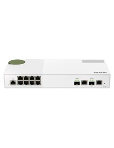 QNAP QSW-M2108-2C switch Gestionado L2 2.5G Ethernet (100 1000 2500) Gris, Blanco 2
