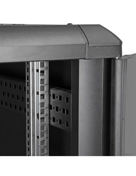 StarTech.com Armario Rack para Servidores 22U 19" 4 Columnas - Rack de Servidores con Cerradura y Seguro - Rack con Ruedas y StarTech.com Armario Rack para Servidores 22U 19" 4 Columnas - Rack de Servidores con Cerradura y Seguro - Rack con Ruedas y
