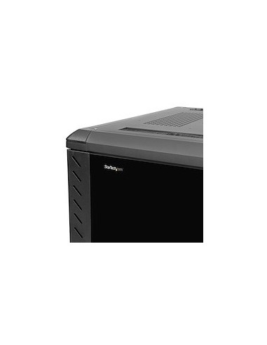 StarTech.com Armario Rack para Servidores 22U 19" 4 Columnas - Rack de Servidores con Cerradura y Seguro - Rack con Ruedas y