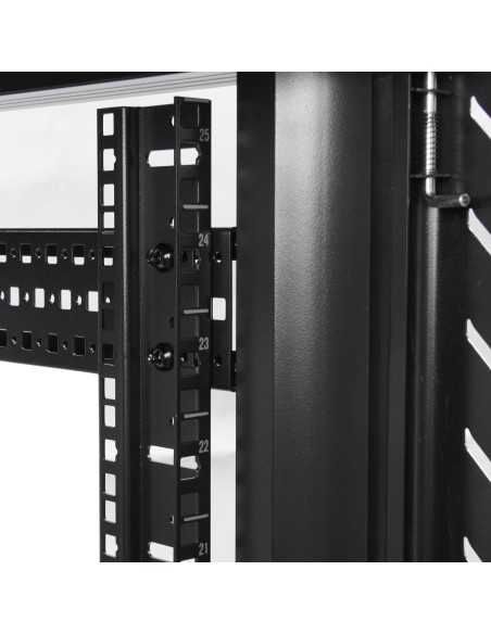 StarTech.com Armario Rack para Servidores 32U 19" 4 Columnas - Rack de Servidores con Cerradura y Seguro - Rack con Ruedas y StarTech.com Armario Rack para Servidores 32U 19" 4 Columnas - Rack de Servidores con Cerradura y Seguro - Rack con Ruedas y