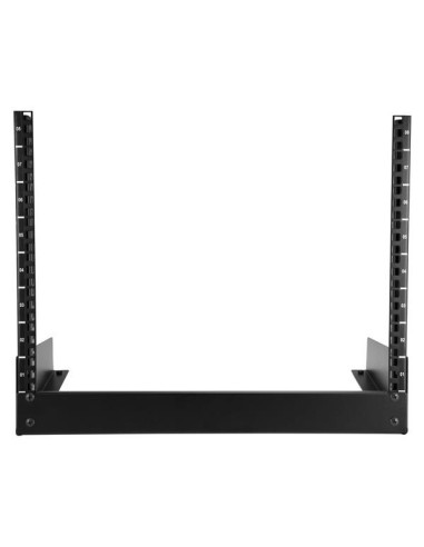 StarTech.com Rack de Sobremesa de 8U de 2 Columnas - Armario Rack de Servidores con Marco Abierto